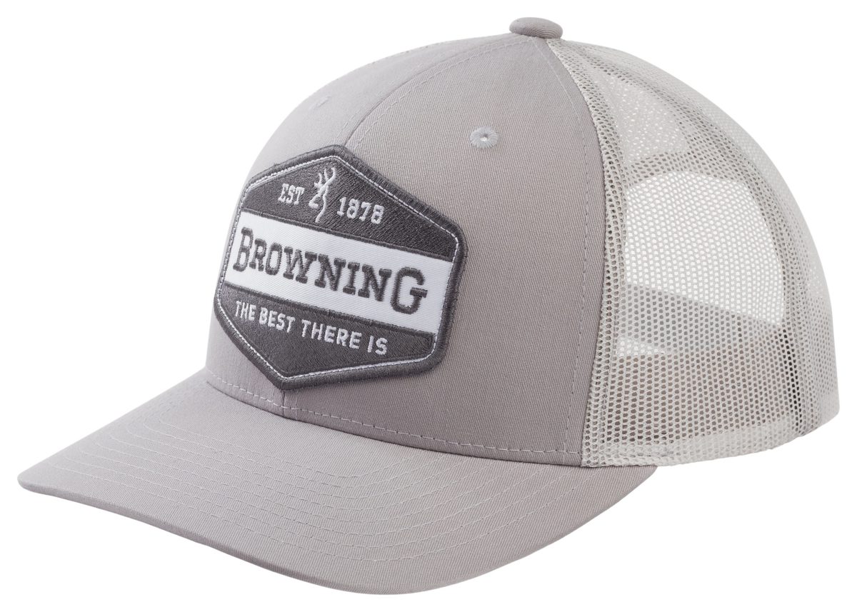 Browning Sideline Logo Grey Hat