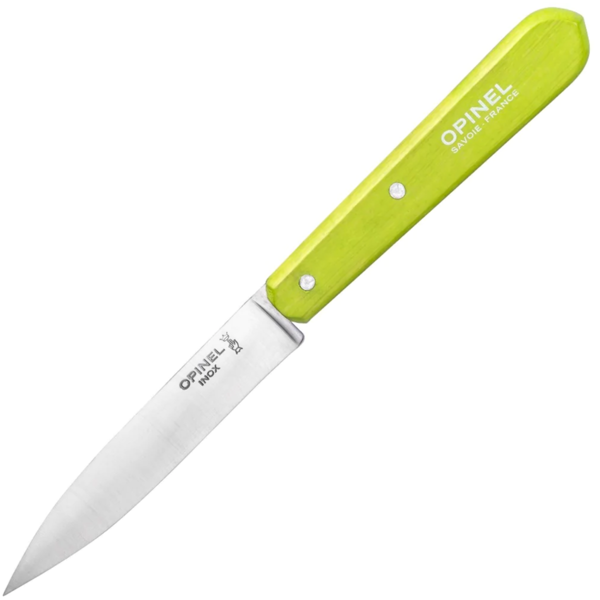 Opinel No.112 Apple Green Color Paring Knife