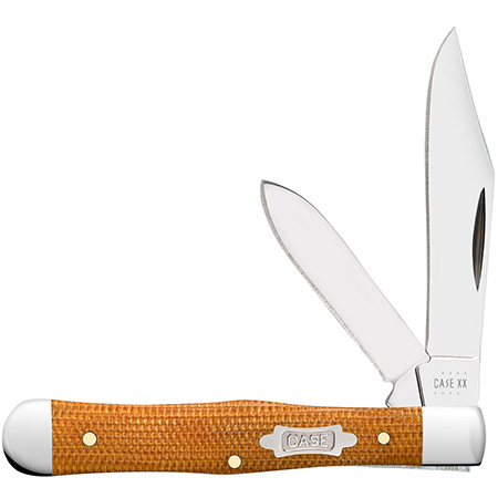 Case Natural Canvas Micarta Small Swell Center Jack