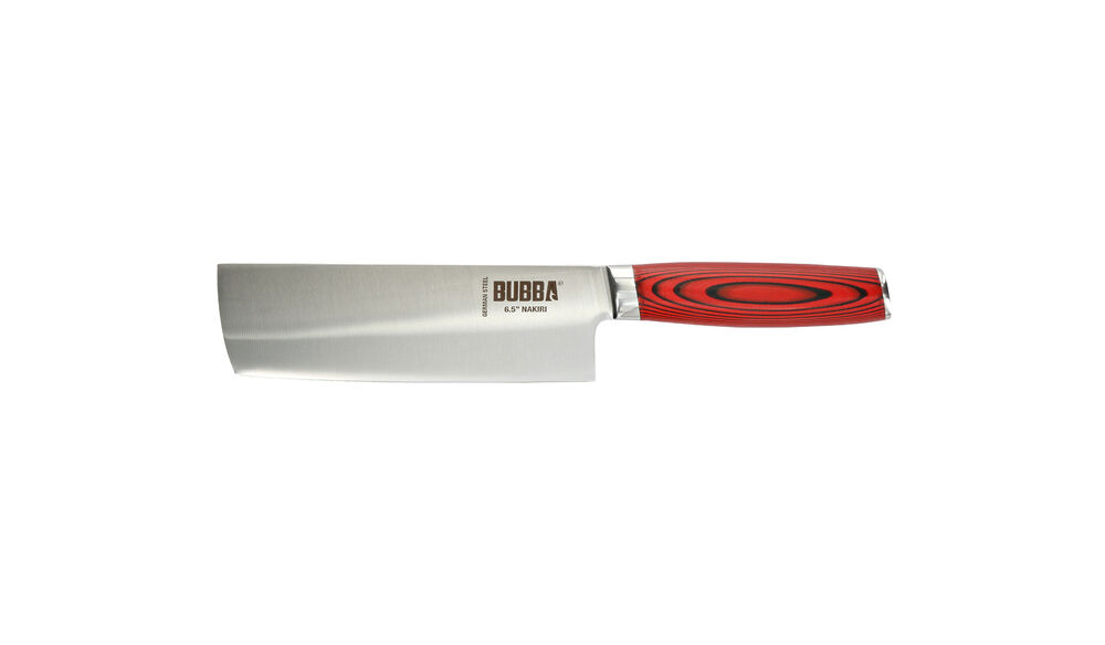 Bubba Red G10 Nakiri Kitchen Knife