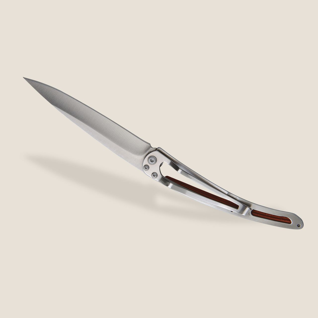 Deejo Coral Wood Frame Lock Mountains Etch - Image 3