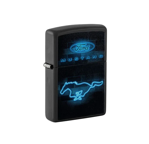 Accendino Zippo Ford Mustang Rosso: Edizione Speciale, Confezione Regalo, Antivento