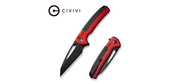 Civivi Red Aluminum Sentinel Strike Flipper