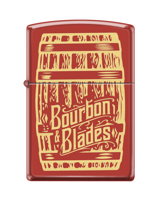 Case Bourbon & Blades Bourbon Barrel Zippo Lighter