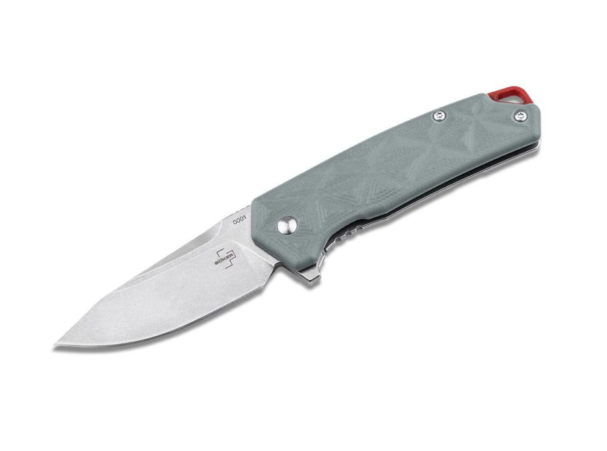 Boker Plus Grey G10 Gemtek Flipper