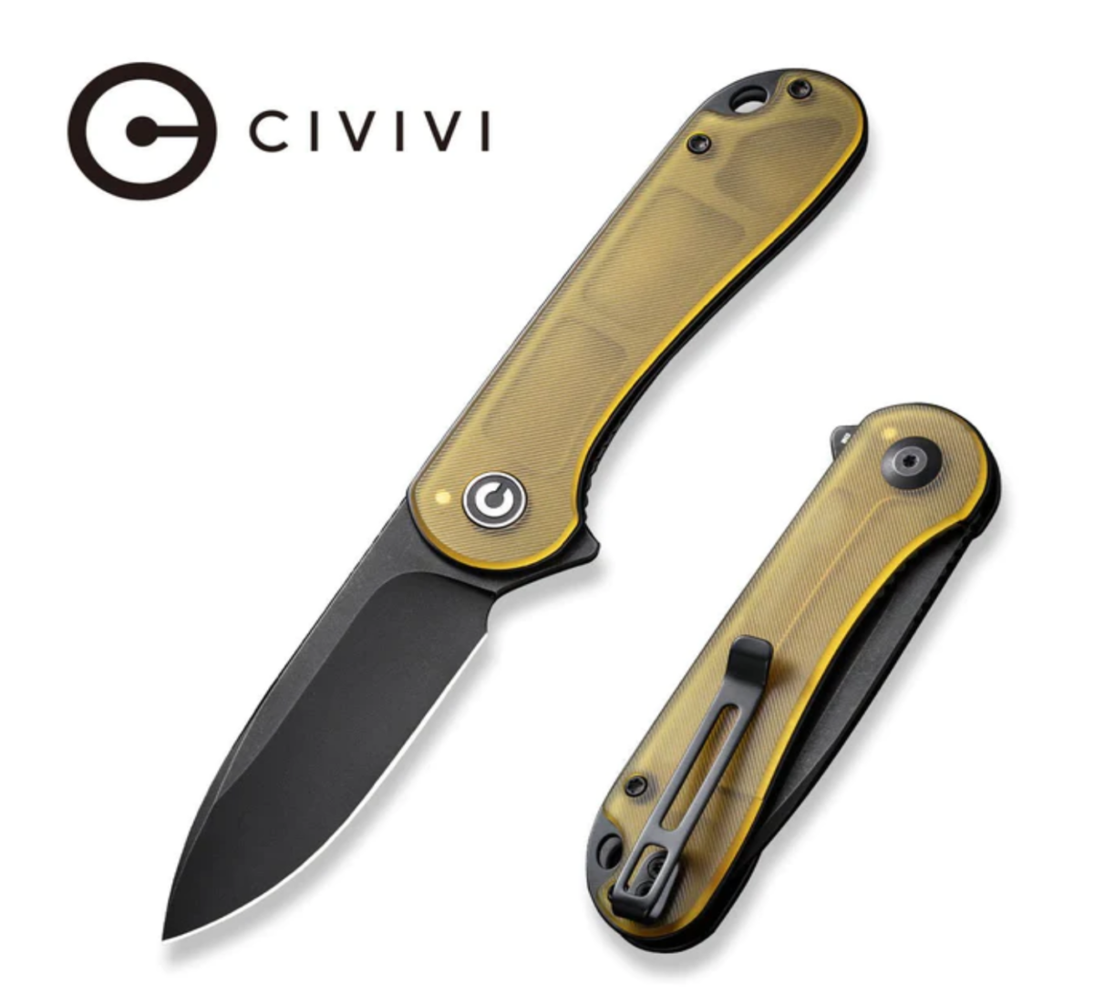 Civivi Bead Blasted Ultem Elementum Flipper