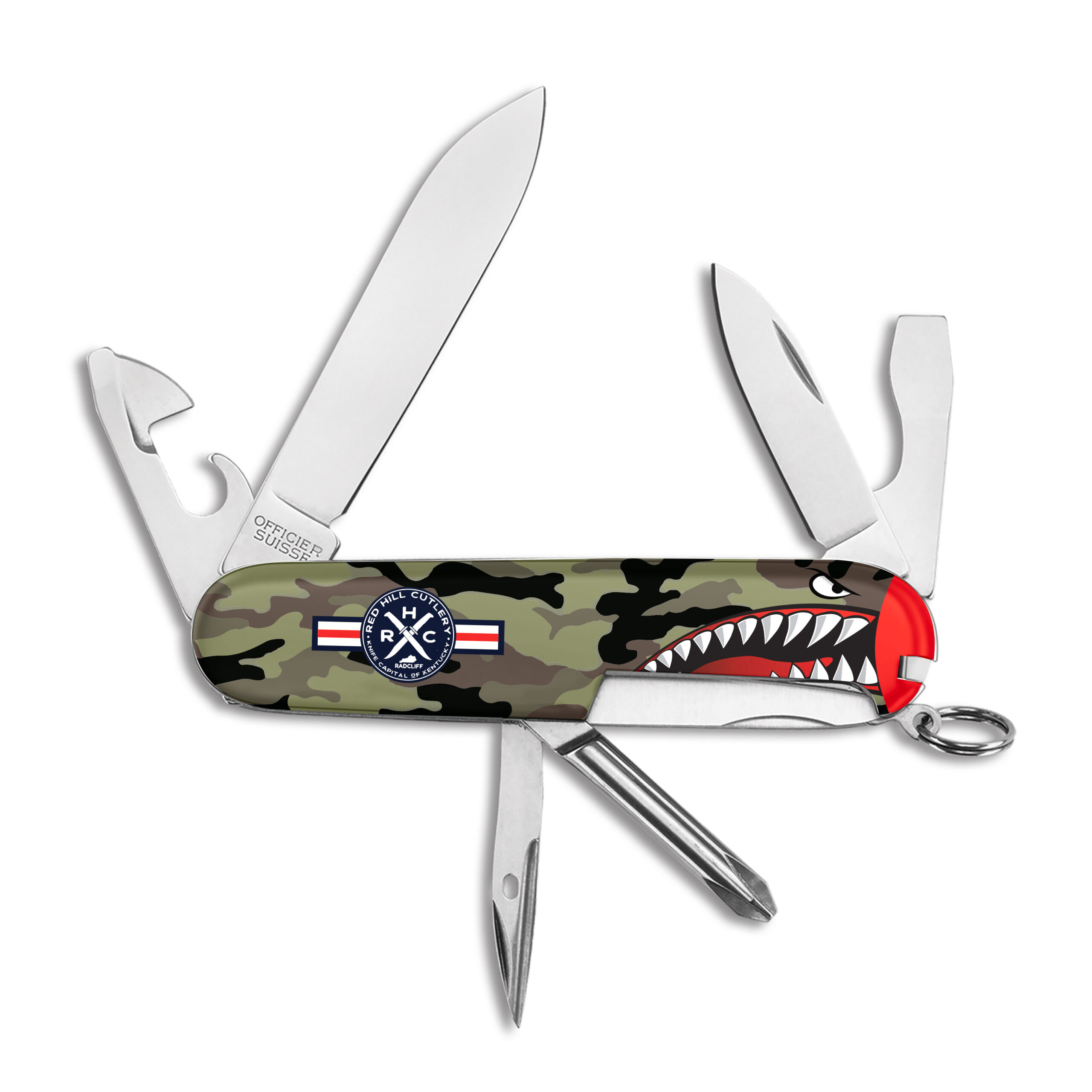 Victorinox Swiss Army SHARK MOUTH Nose Art Camo Tinker - Image 2