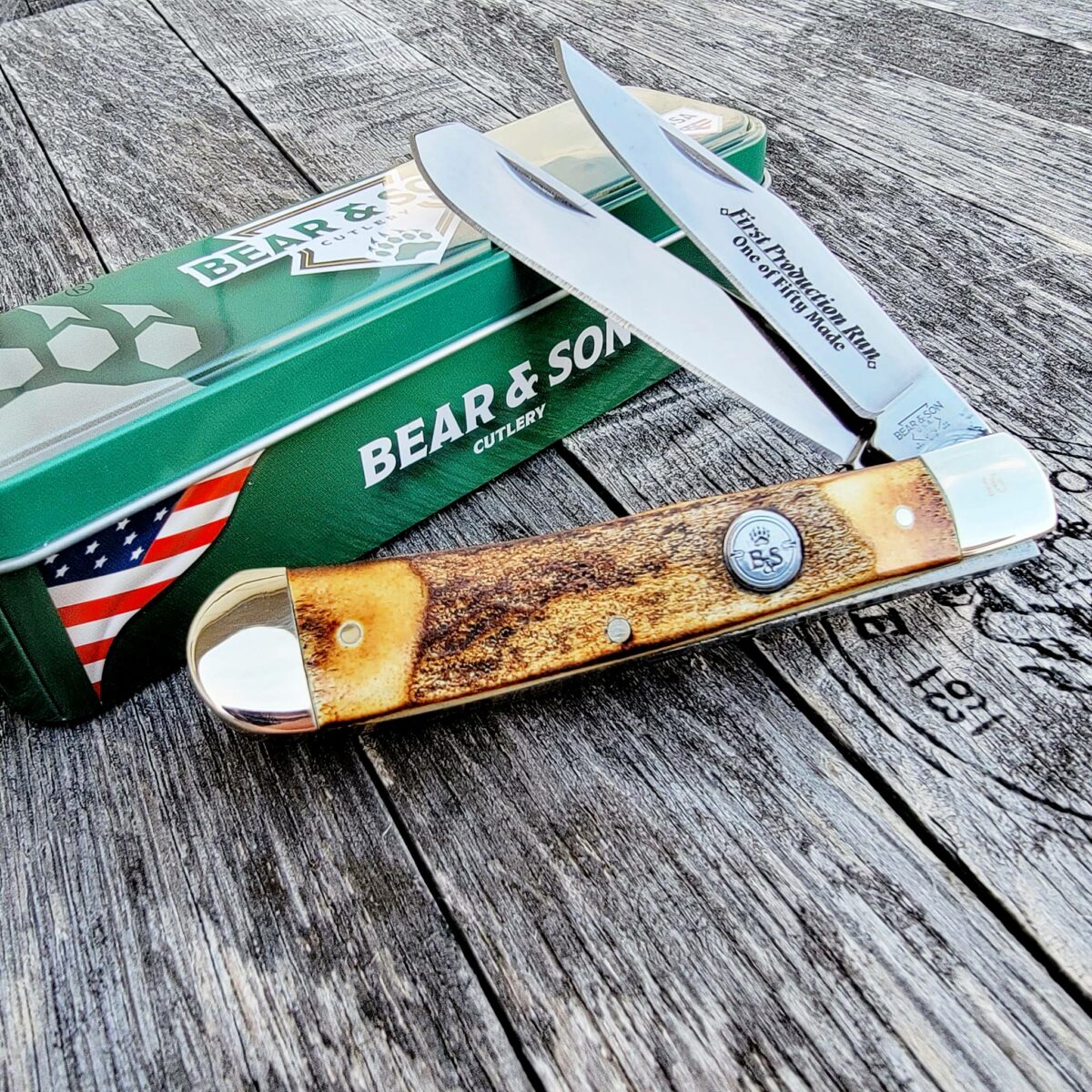 Bear First Production Run GENUINE STAG Trapper