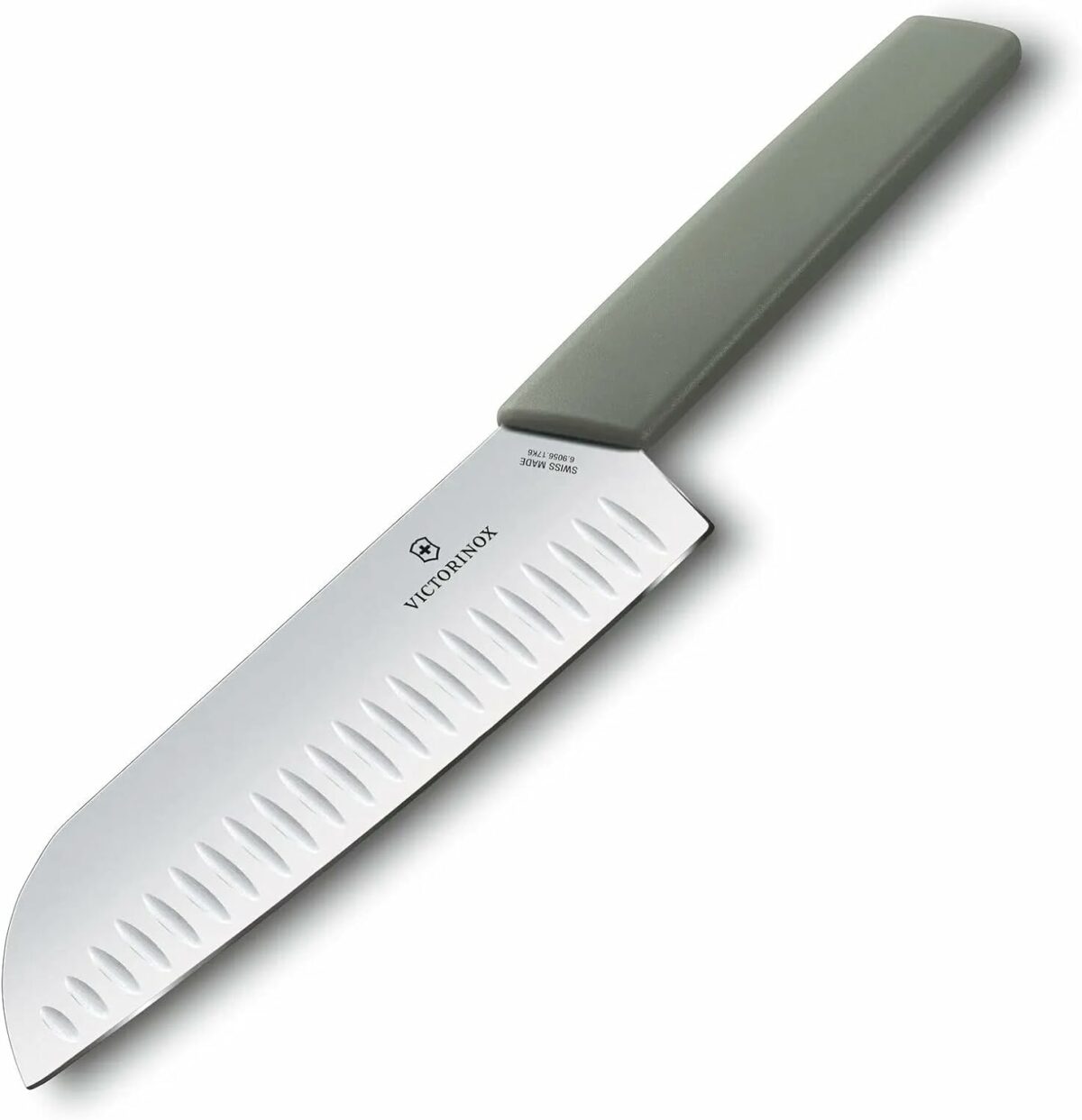 Victorinox Swiss Modern 7″ Santoku Knife Olive Green