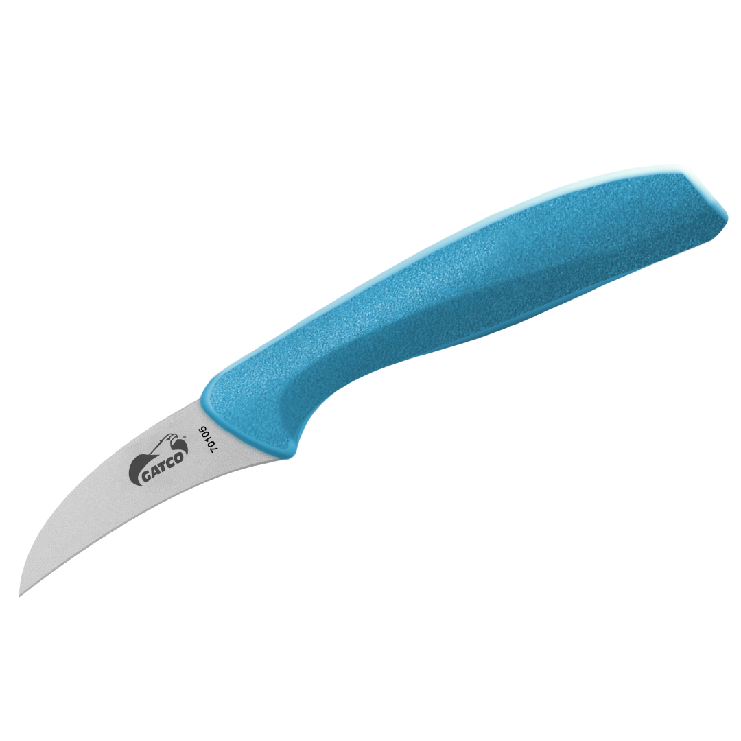 Gatco Kitchen Teal Curved Paring Knife