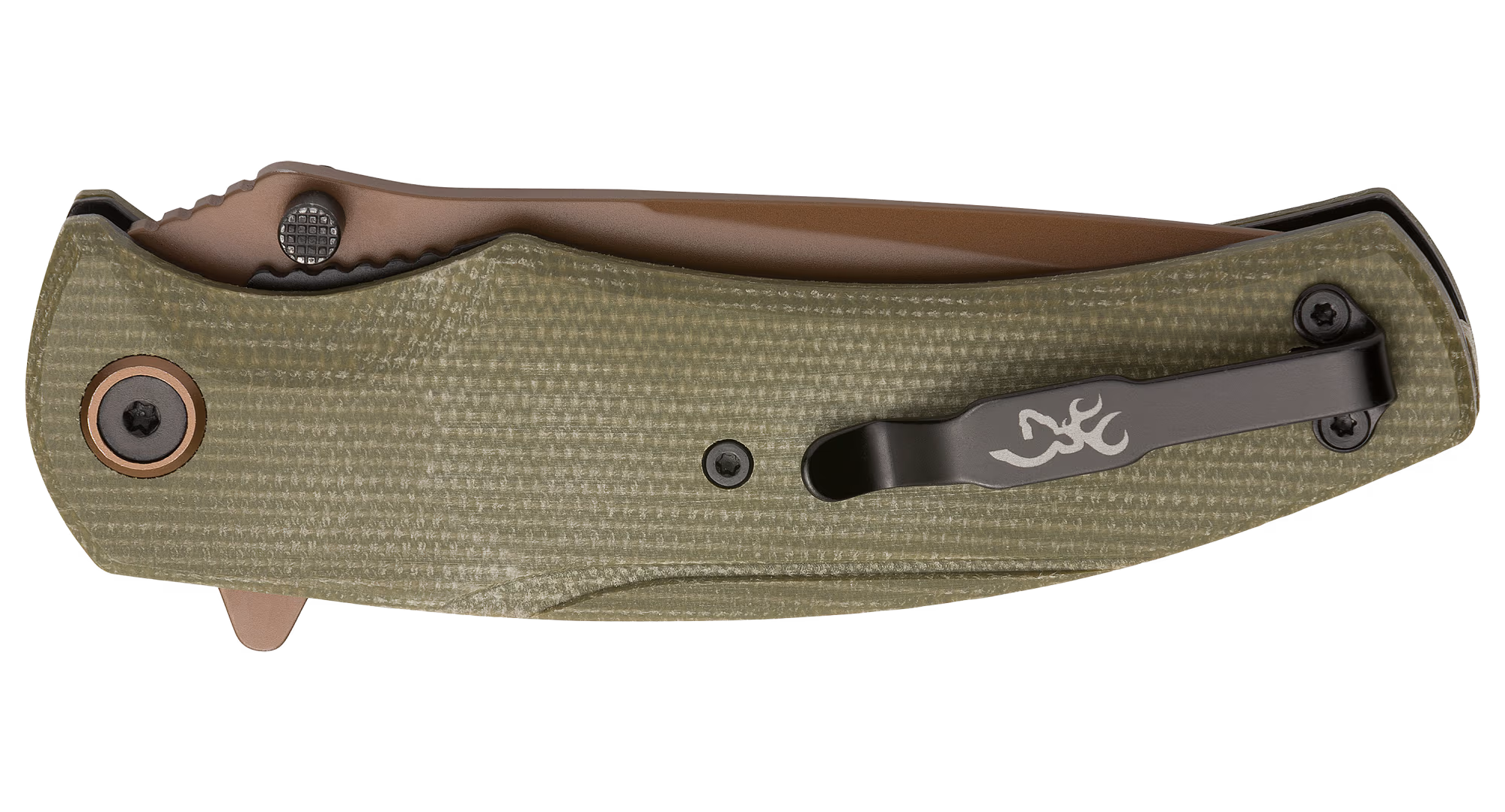 Browning Green Micarta Small Trailside - Image 2
