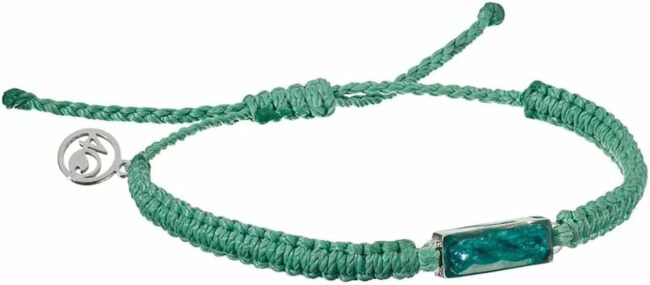 4OCEAN Ghost Net Green Braided Bracelet