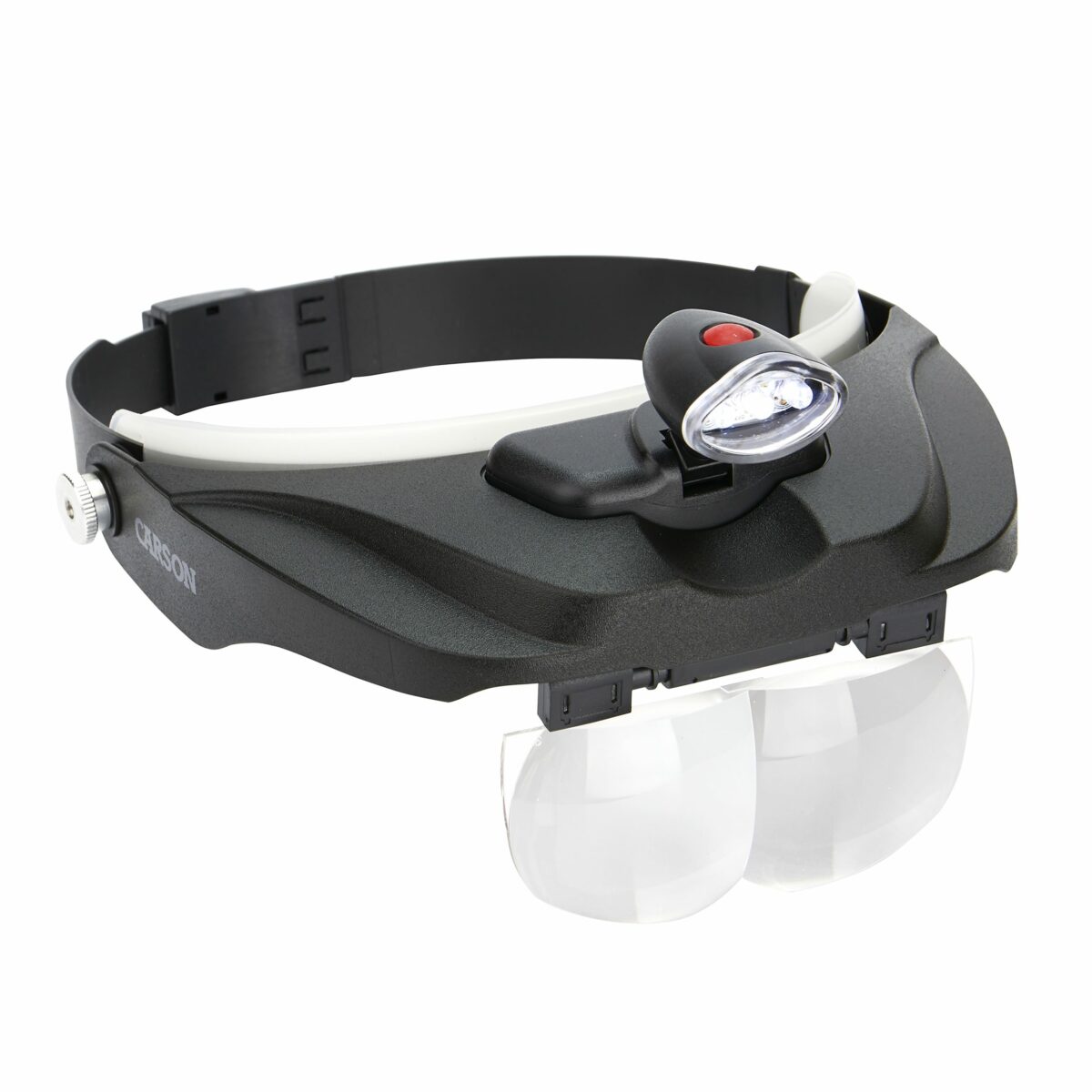 PRO Series MagniVisor™ Deluxe Head-Worn LED Magnifier with 4 Lenses