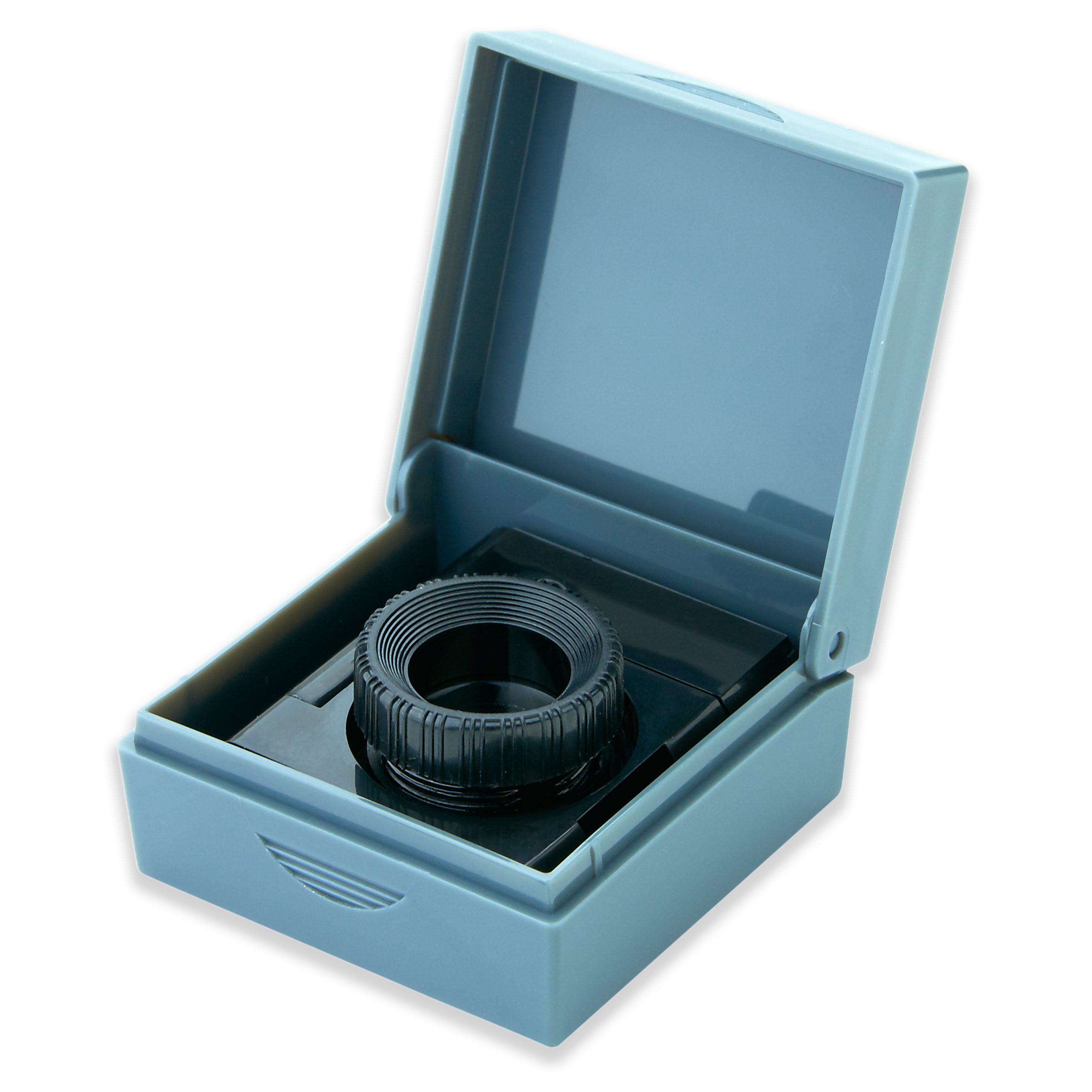 LinenTest™ 11.5x15mm LED Lit Dual Lens Fold-Out Loupe Magnifier - Image 2