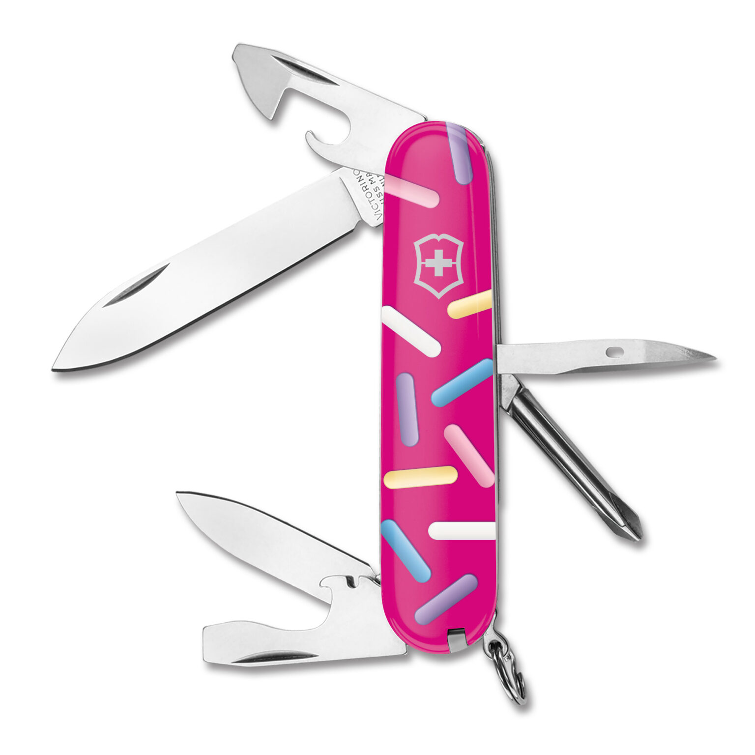 Victorinox Swiss Army Pink Sprinkle Donut Tinker Red Hill Cutlery