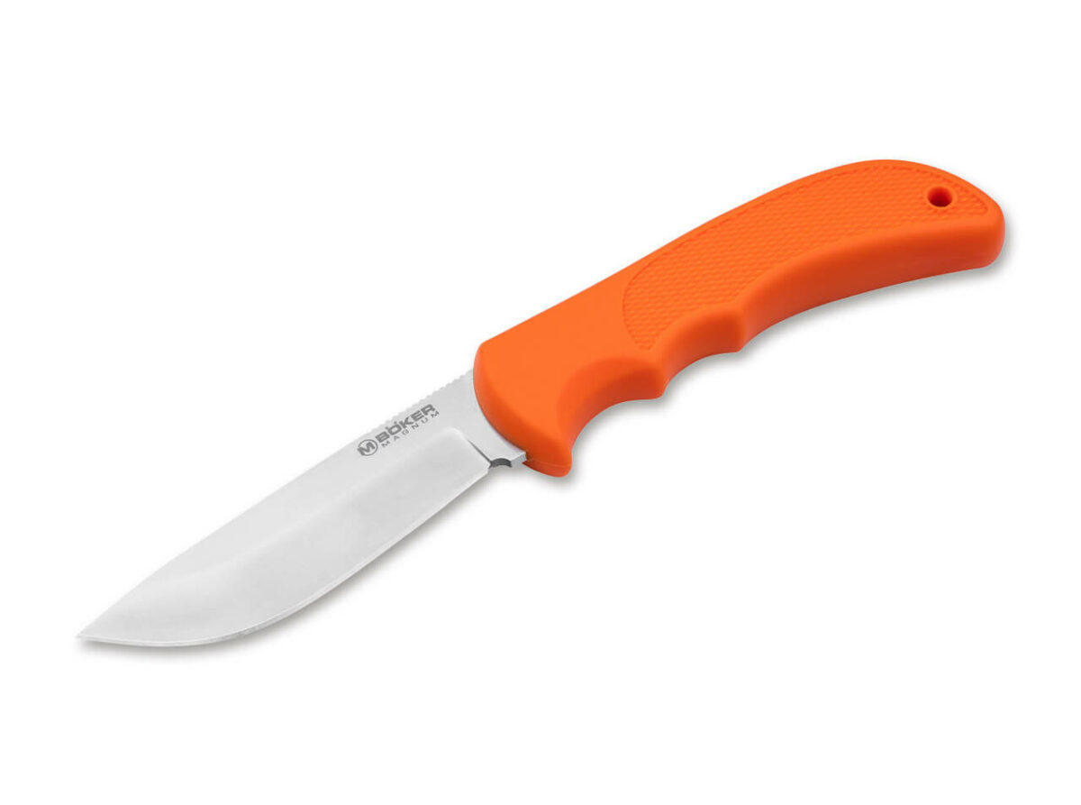 Boker Magnum Orange Universal Drop Point Hunter