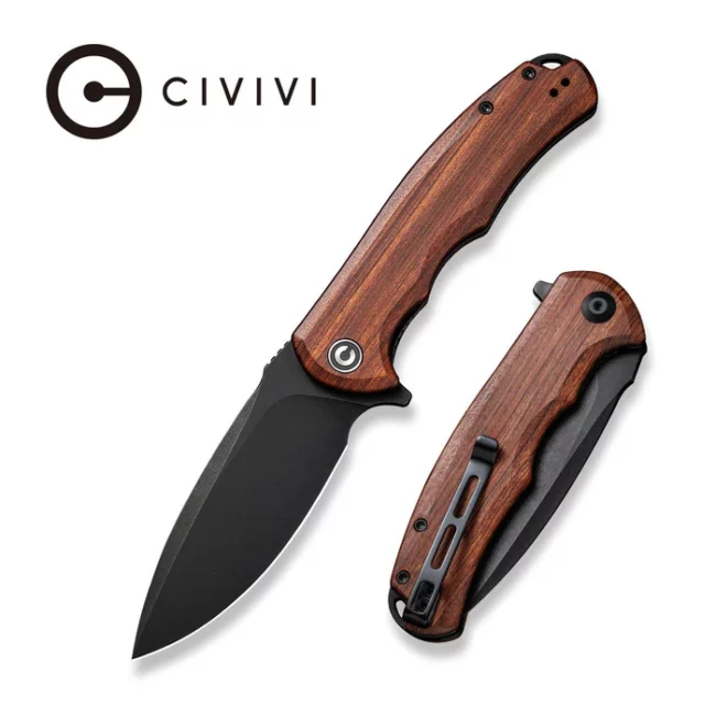 Civivi Cuibourtia Wood Praxis Flipper