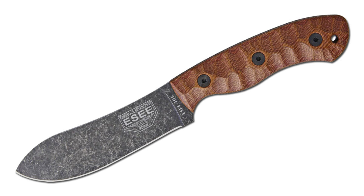 ESEE JG5 James Gibson Nessmuk Brown Micarta Fixed Blade