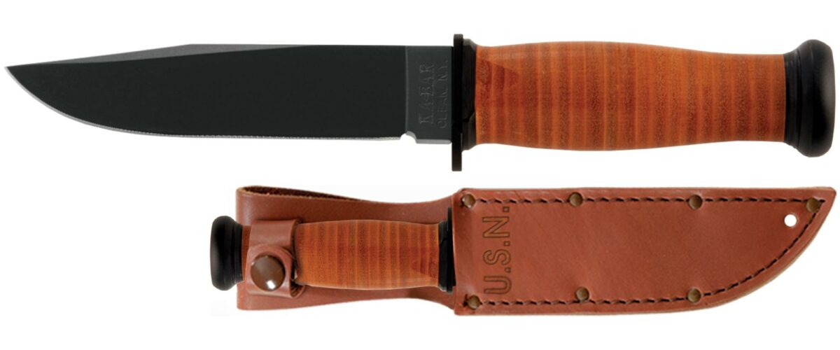 KA-BAR Leather Mach 1 Utility Knife