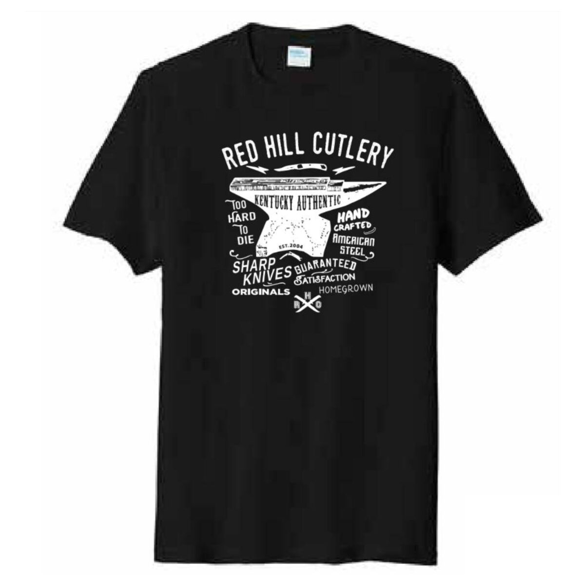 Red Hill Cutlery "Home-Grown" Anvil Black Shirt