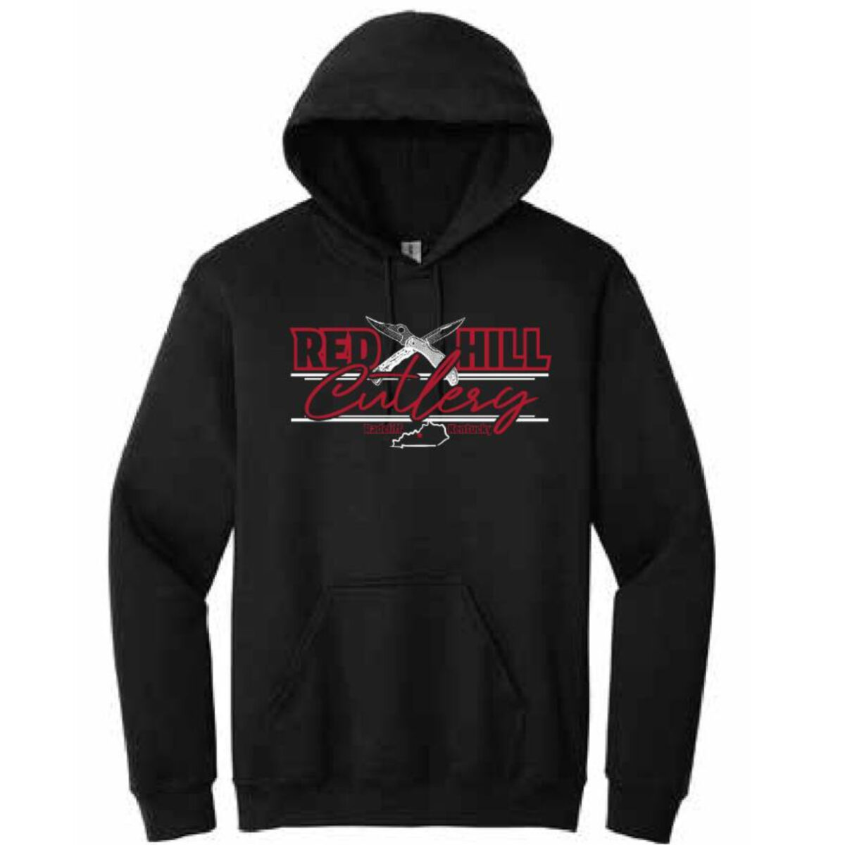 Red Hill Cutlery Classic Black Hoodie