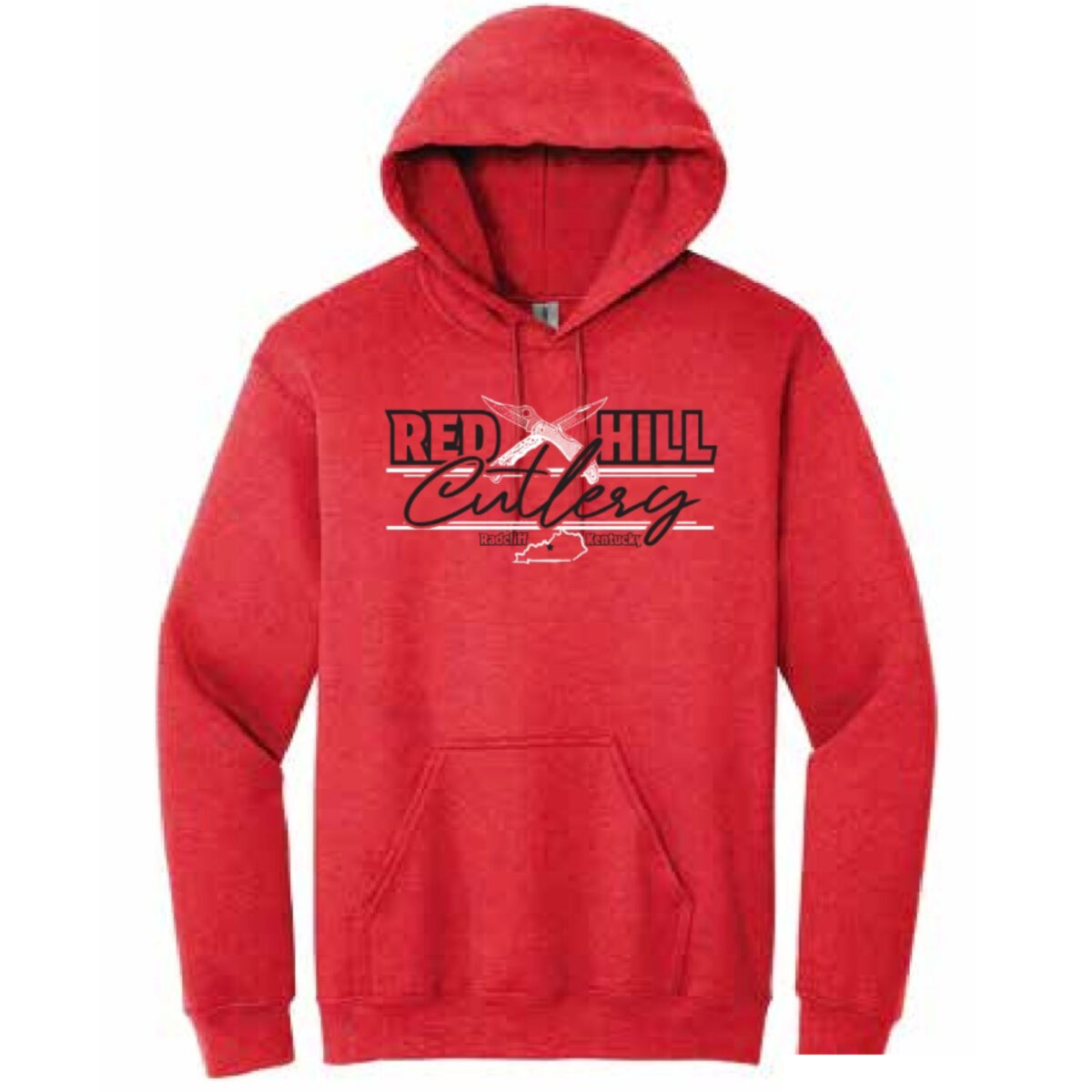 Red Hill Cutlery Classic Heathered Red Hoodie