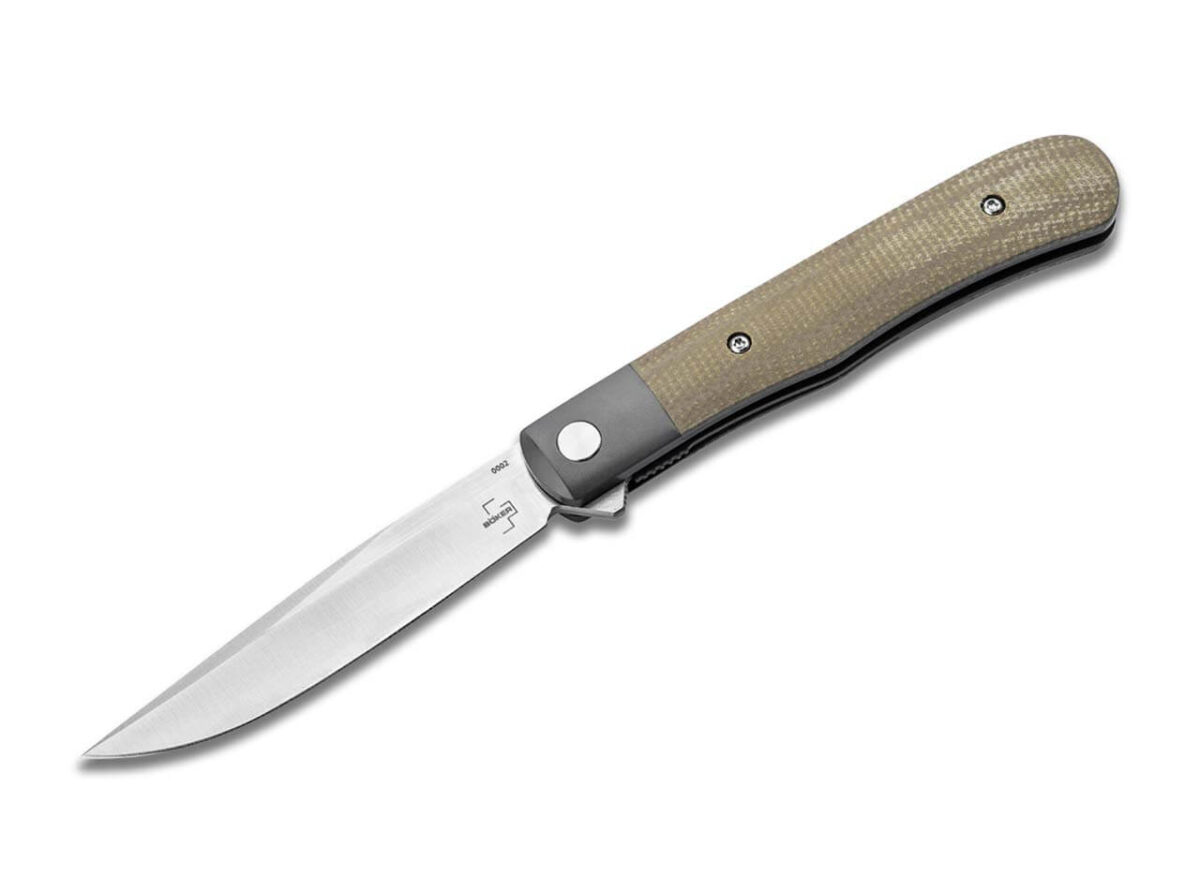 Boker Plus Micarta Modern Trapper Uno Flipper