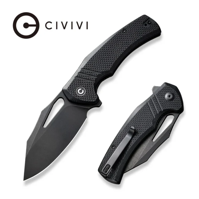 Civivi Black G10 BullTusk Flipper