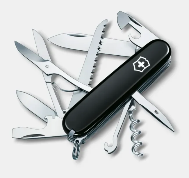 Victorinox Swiss Army Black Huntsman