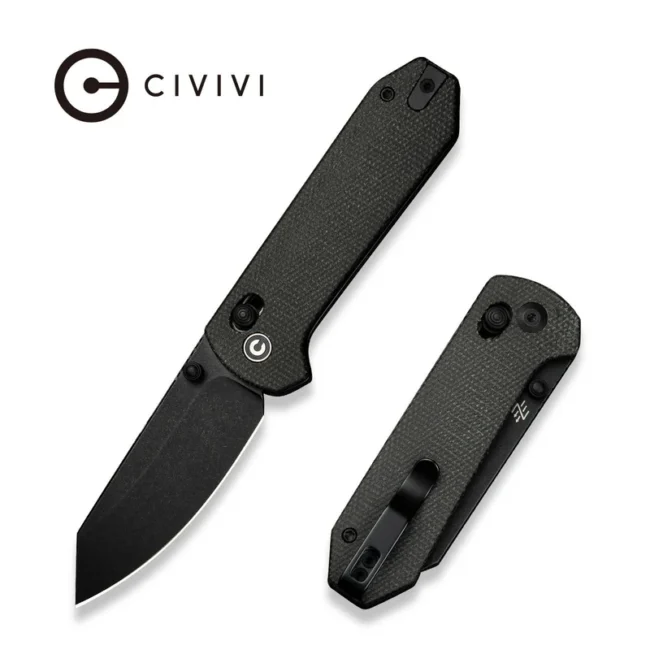 Civivi Dark Green Micarta Crossbar Lock Yonder