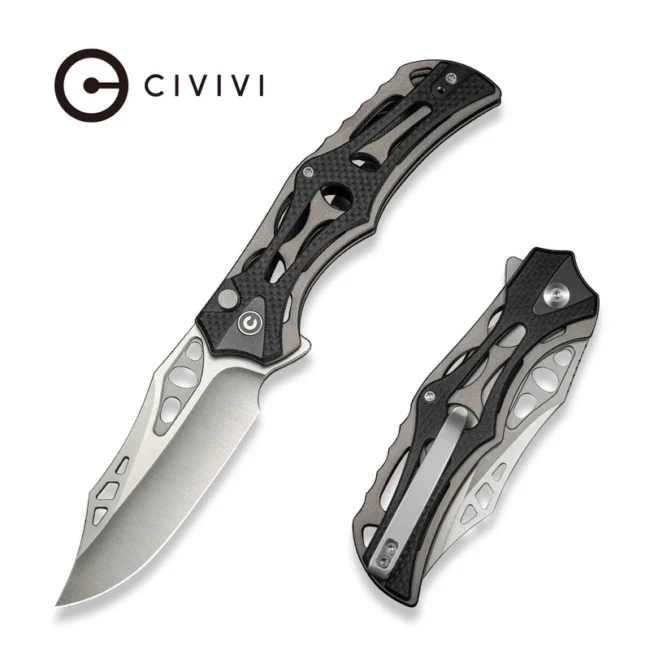 Civivi Gray Aluminum with Black G10 Biophase