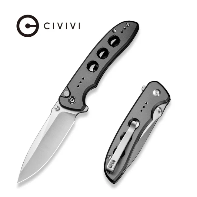 Civivi Gray Aluminum Hyperpulse Flipper