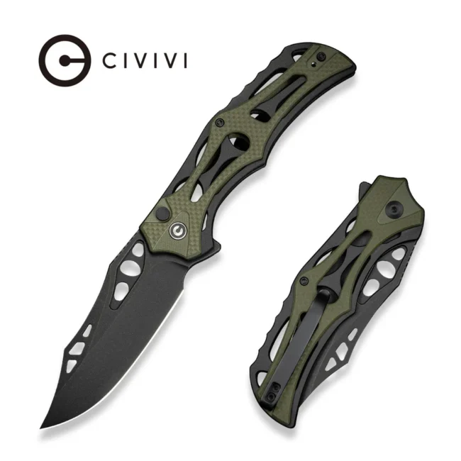 Civivi Black Aluminum with OD Green G10 Biophase