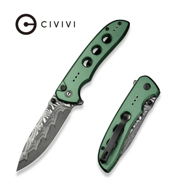 Civivi Green Aluminum Hyperpulse Flipper