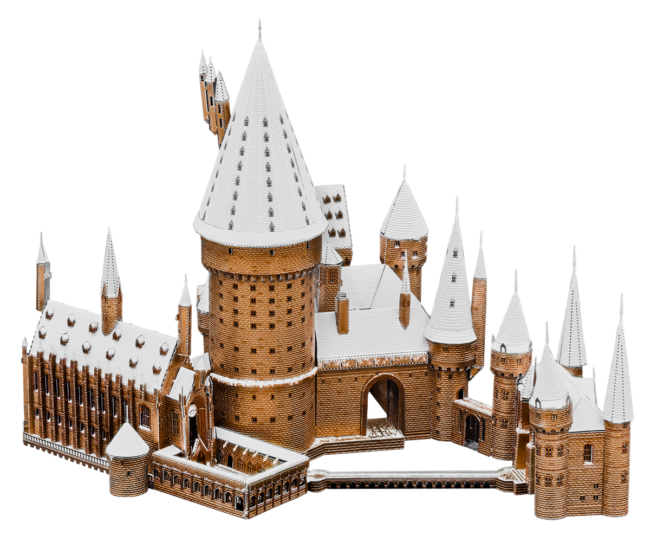 Hogwarts in Snow COLOR Harry Potter Metal Works Model Kit