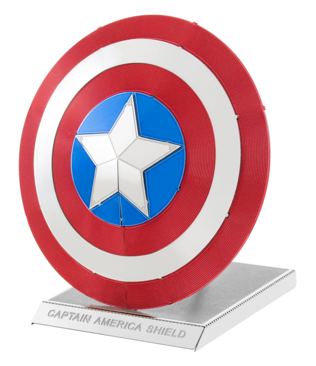 Captain America's Shield in Color Marvel Metal Works Model Kit