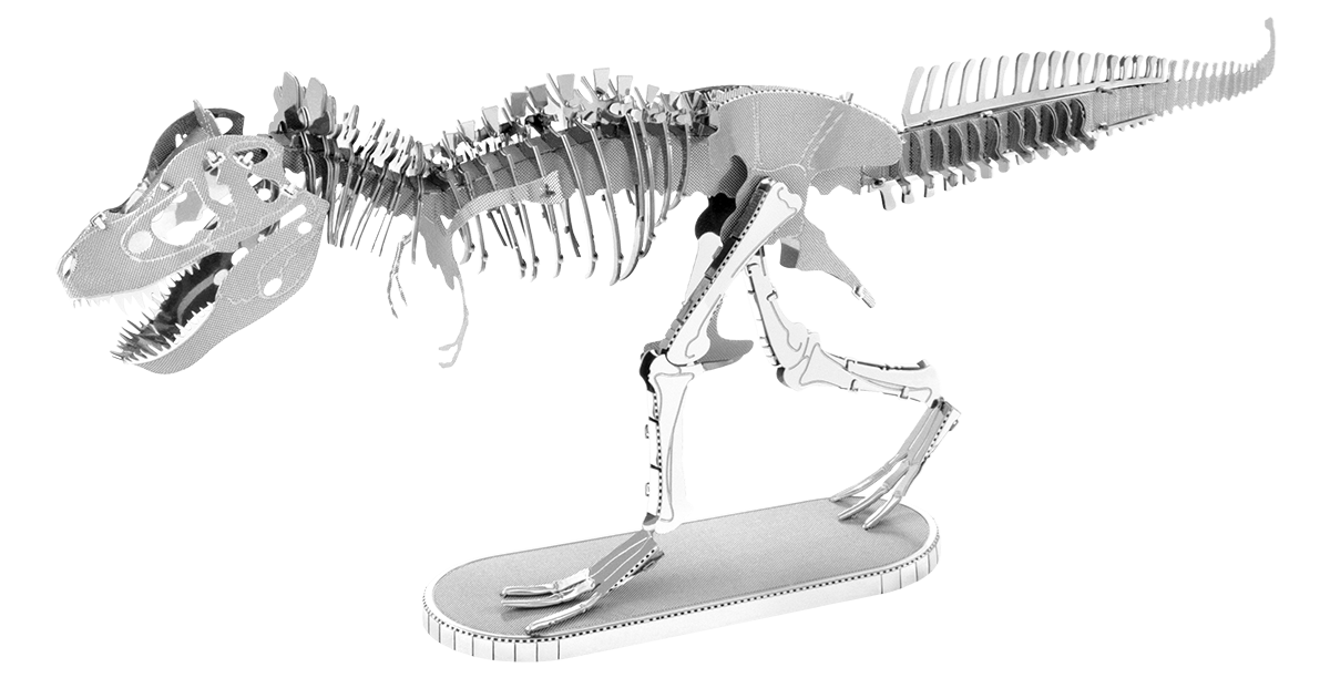 Tyrannosaurus Rex Skeleton Metal Works Model Kit