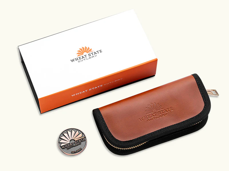 Wheat State Cutlery Black Swirl Carbon Fiber Peacemaker Barlow - Image 2