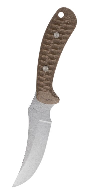 Case OD Green Burlap Laminate Ridgeback Hunter With Orange G10