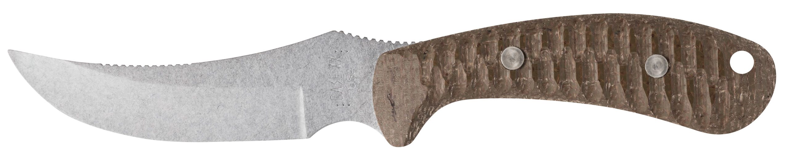 Case OD Green Burlap Laminate Ridgeback Hunter With Orange G10 - Image 2