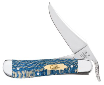 Case Blue Sycamore Wood Russlock