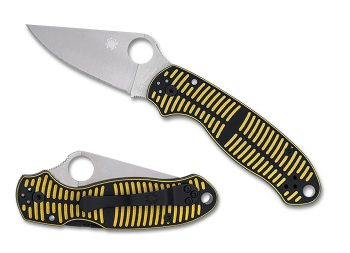 Spyderco Yellow and Black G10 Salt Para 3