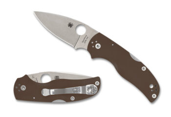 Spyderco Sprint Run Brown G-10 Native 5