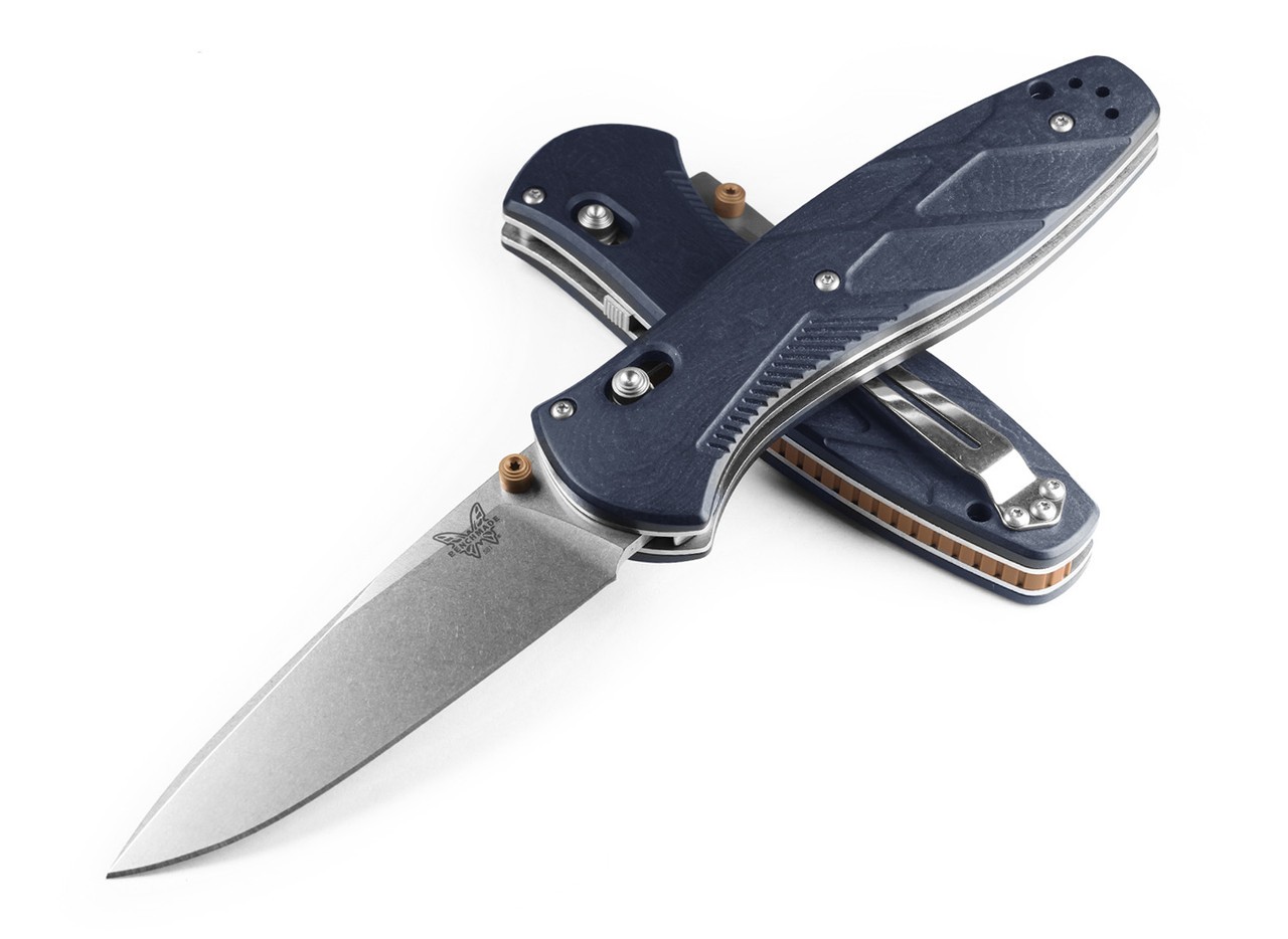 Benchmade Blue Canyon Richlite Assisted Barrage