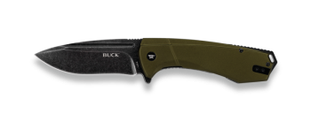 Buck Black and Green Aluminum Ruckus Flipper