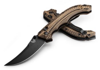 Benchmade Coyote OD Green Black Layered G10 Mini Bedlam