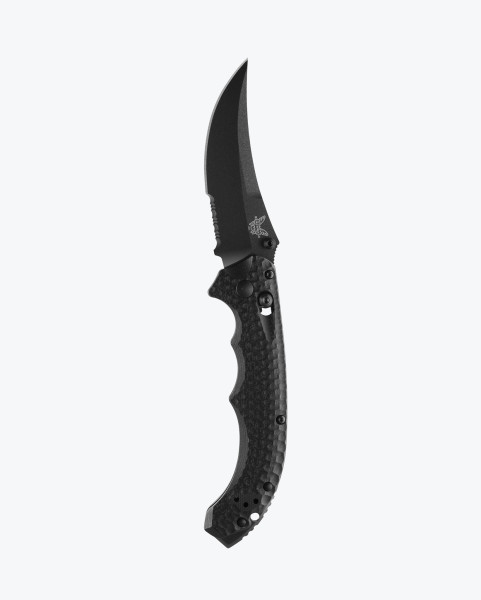 Benchmade Black G10 Partial Serrated Mini Bedlam - Image 5