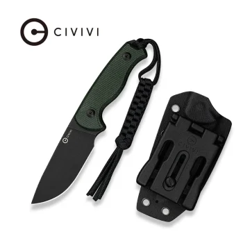 Civivi Green Micarta Timberbark Fixed Blade