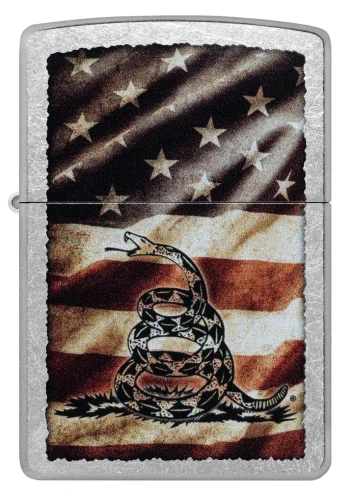 Zippo Lighter Don't Tread on Me Flag