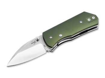 Boker Plus Green Aluminum Lefti